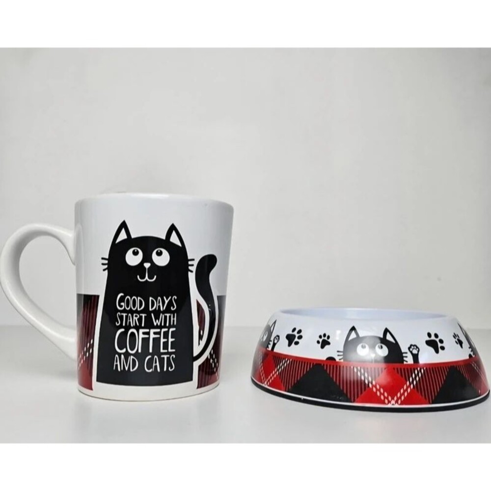 Cat and me matching mug